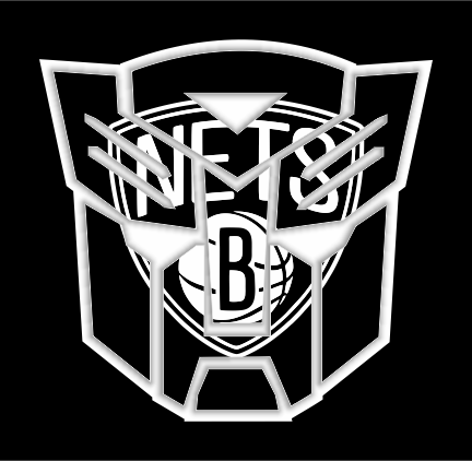 Autobots Brooklyn Nets logo iron on paper